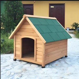 Plannen hondenhok, constructie geïsoleerde hondenkennel van 3'x4' pdf-tekeningen, doe-het-zelf hondenkooi.