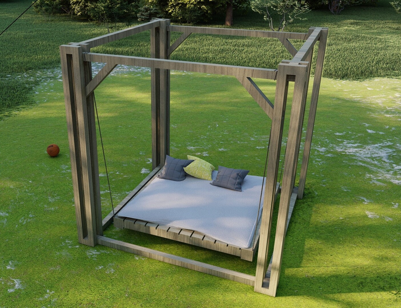 Freestanding Hammock DIY Plans Outdoor 