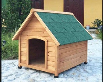 Hundehaus Pläne, 3 'x 4 'im Freien isolierte Hundehüttenkonstruktion PDF-Zeichnungen, DIY-Hundekäfig.