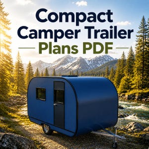 Planos de remolques camper compactos en PDF - Planos de remolques de viaje