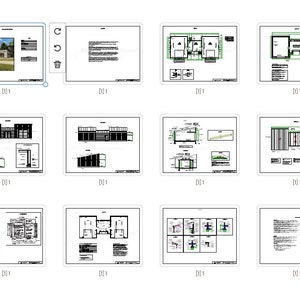 Modern Garage Plan with Workshop Area, 25 'x 56' 2-Car Garage Blueprints image 4