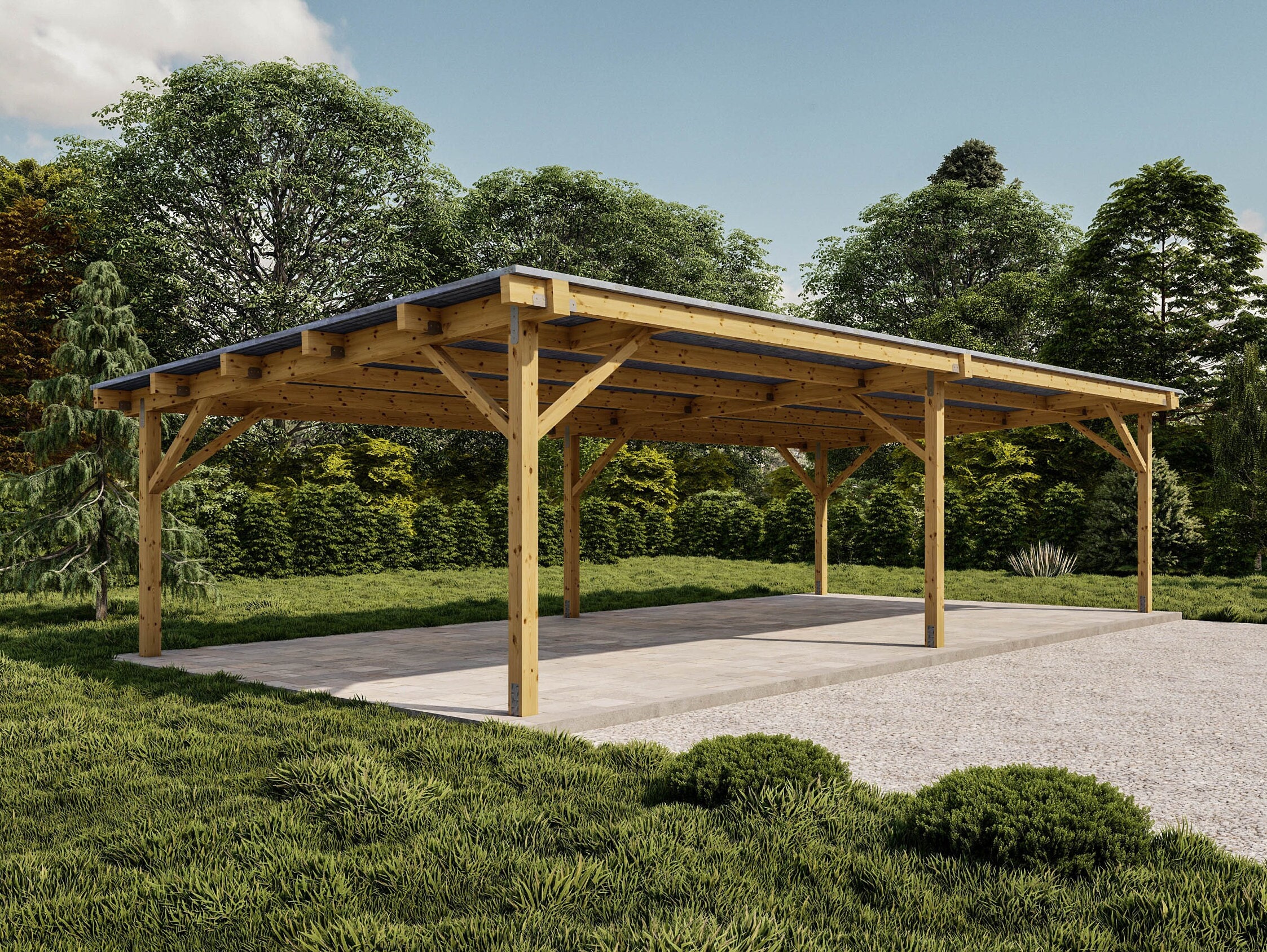 4 Car Carport Plans 18