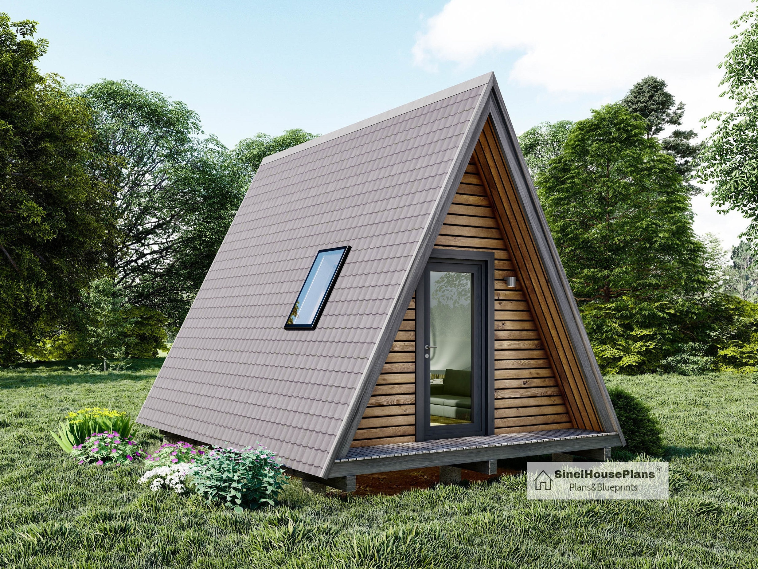 A Frame Tiny House Plans Alexis Ph