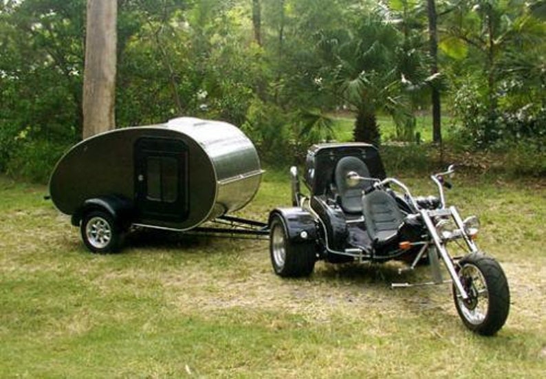 Motorcycle Small Car Teardrop Trailer Plans DIY Travel