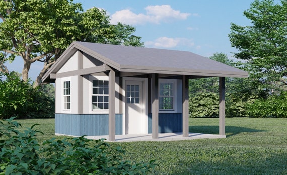 Garden Storage Shed Plans With Porch, Plans For Garden Sheds With Porches