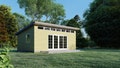 Modern 16'x24' Shed Plans: Backyard Studio, Garden Storage (PDF Download)