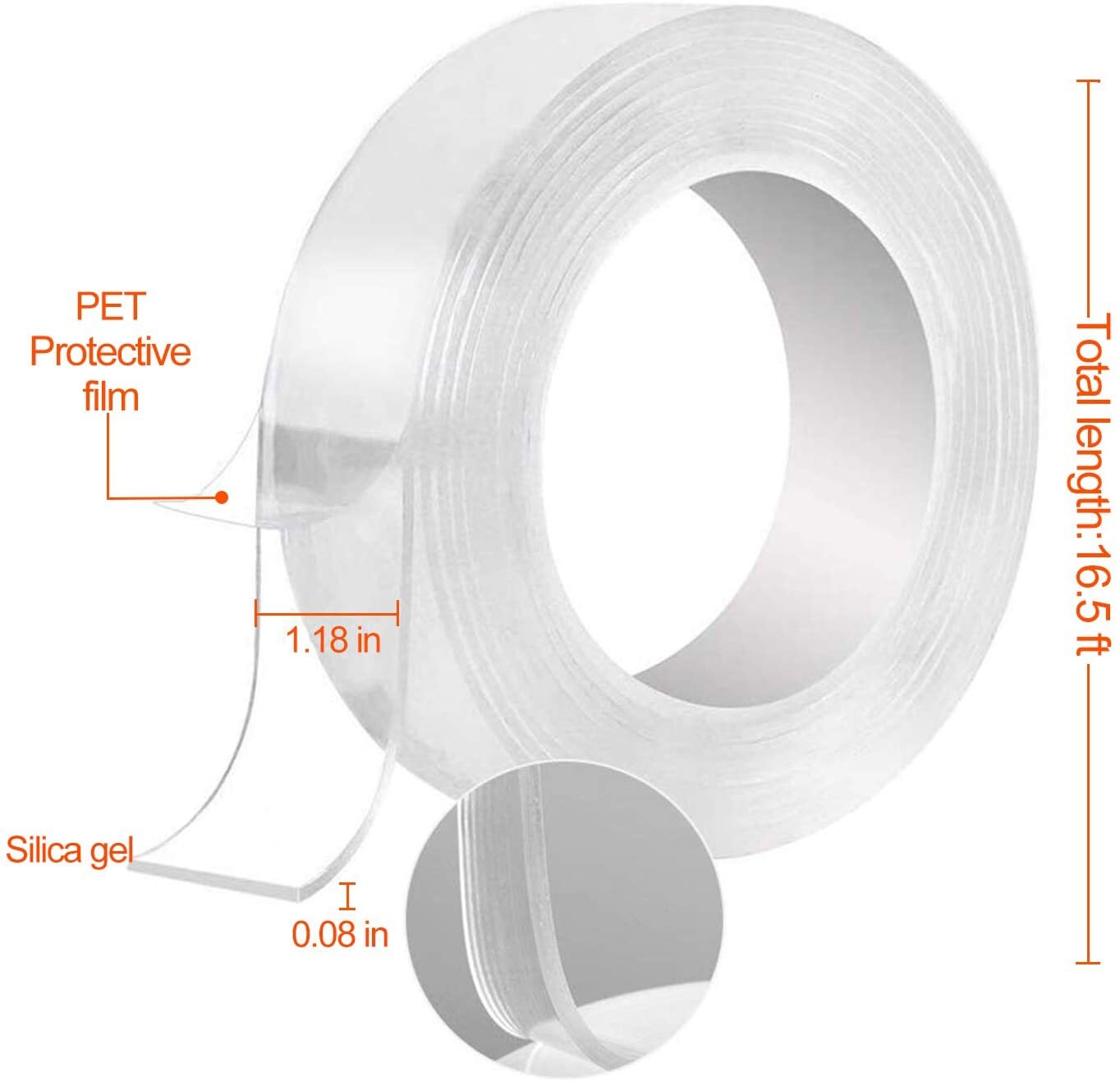 Double Sided Tapes Nano Gel Tape Double Sided Adhesive Tape Etsy UK