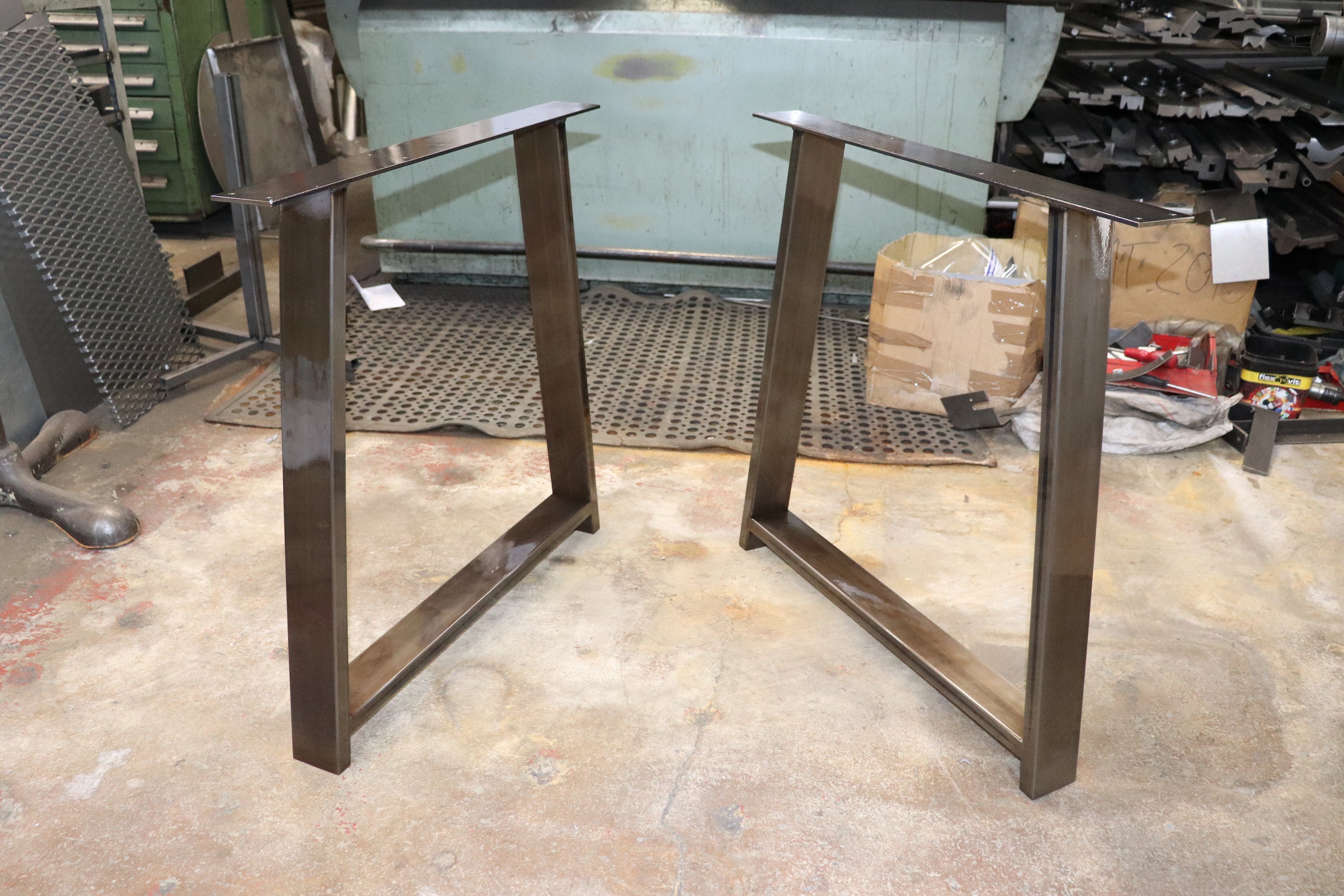 Metal Table Legs A Shape. Custom Sizing for Dining Tables Etsy