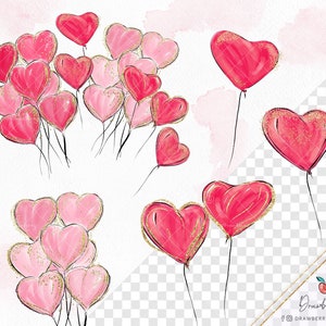 Valentine Cards Hearts Birds Valentine elements Watercolor Clipart PNG Arrows Love Graphics Romantic Roses Ballons instant download Valentine Cards Hearts Birds Valentine elements Watercolor Clipart PNG Arrows Love Graphics Romantic Roses Ballons instant download