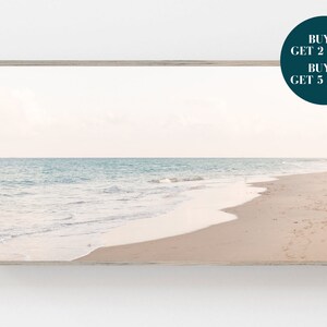 Beach Samsung Frame TV Art, Digital Art, Beach Frame Art TV, Digital Download for Samsung Frame, Beach Print, Ocean Samsung Art, Samsung TV