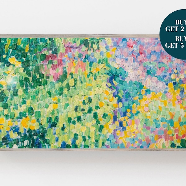Samsung Frame TV Art, Abstract Digital Art, Floral Oil Painting Frame Art TV, Print for Digital TV, Digital Download for Samsung Frame