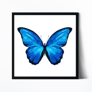 Watercolor Butterfly Print, Butterfly Printable, Girls Room Art, Boho Print, Butterfly Art, Monarch Print