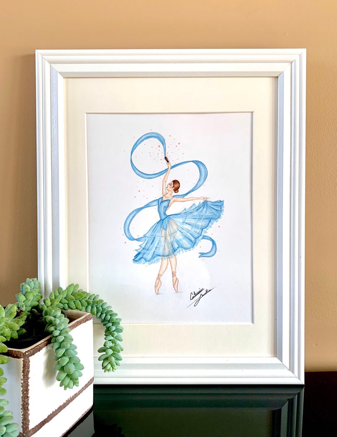 Wee Blue Coo Advert Cultural Ballet Dance Giselle Switzerland Basle Art Print Framed Poster Wall Decor 12X16 Inch Pubblicità Culturale Palla Danza Svizzera Manifesto Parete