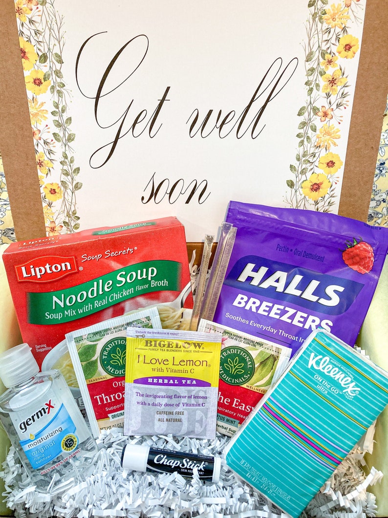 Wellness Tea Gift Box Get Well Soon Care Package - Etsy