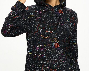 basic math hoodie
