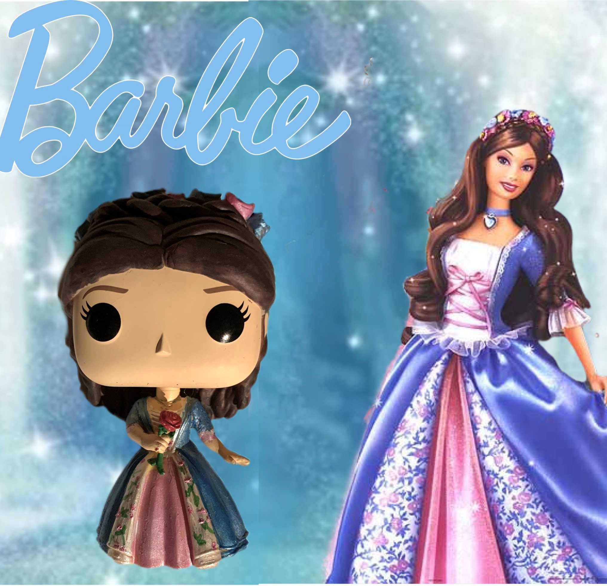CUSTOM Barbies Princess and the Pauper Funkos Etsy