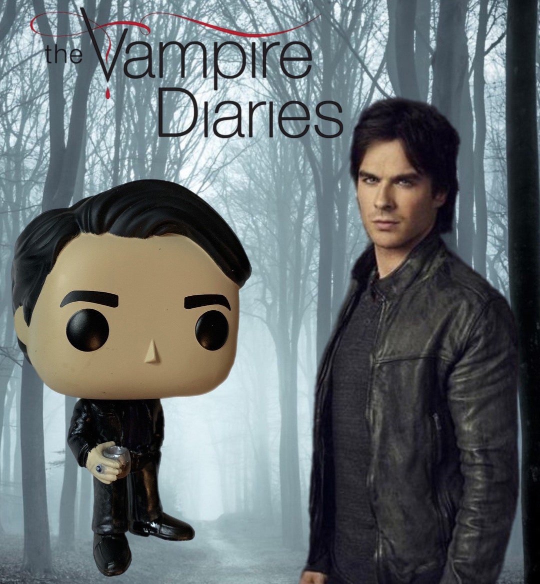 Damon Salvatore the Vampire Diaries CUSTOM Funko Pop Etsy