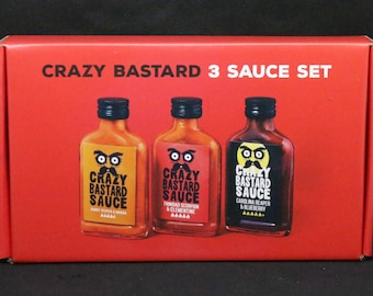 Hot Sauce "The Heat" Sammelbox Set 3 x Flaschen 100ml