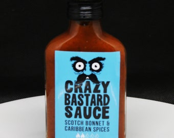 Scotch Bonnet & Caribbean Spices Hot Sauce : Crazy Bastard