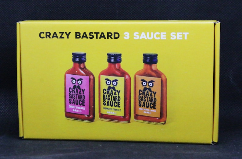 Hot Sauce gift box collection 3 x Bottles 100ml image 1