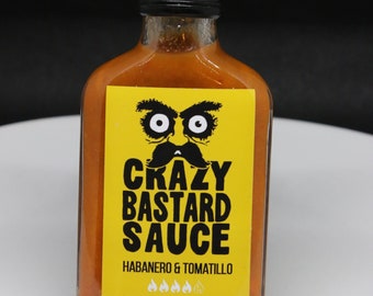 Habanero & Tomatillo Hot Sauce : Crazy Bastard