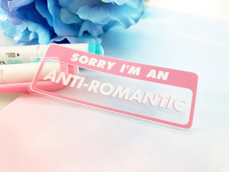 Anti romantic TOMORROW X TOGETHER Transparent Vinyl Sticker Etsy