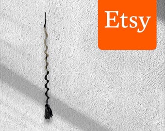 Molinillo de viento casero de crochet