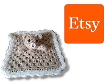 Osito de peluche para bebé hecho a mano en crochet