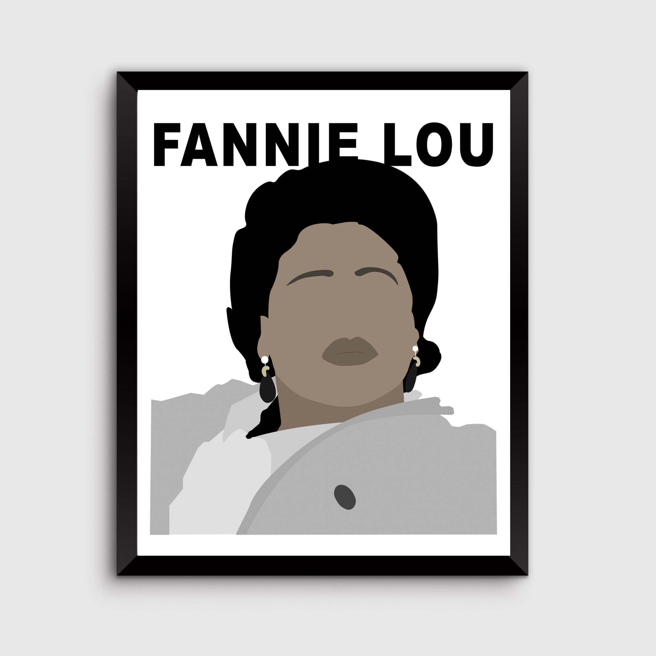 Fannie Lou Hamer Minimal Print - Etsy