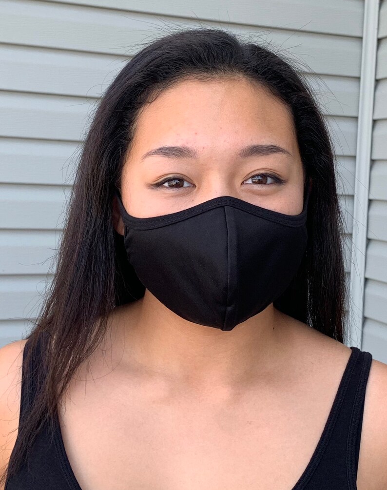 Cloth Face Mask 5PACK Masks Adjustable with Neck Strap Etsy