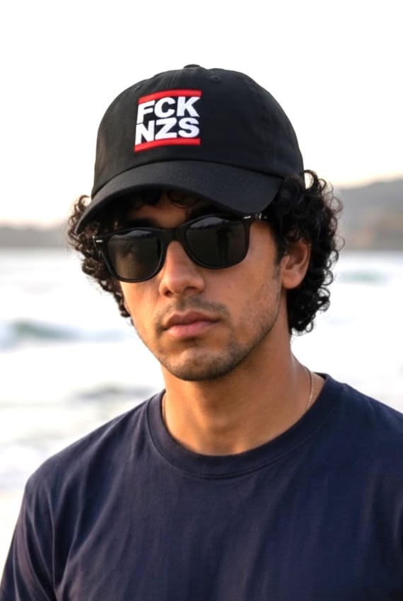FCK NZS Embroidered Protest Cap, Bold Streetwear Hat for Activists