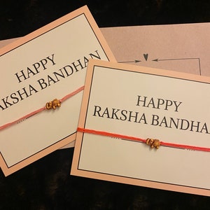 Elefante Rakhi + Tarjeta / Raksha Bandhan
