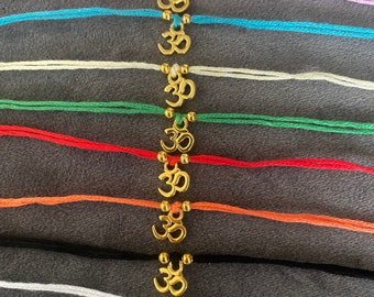 Aum Rakhis in Gold / Raksha Bandhan