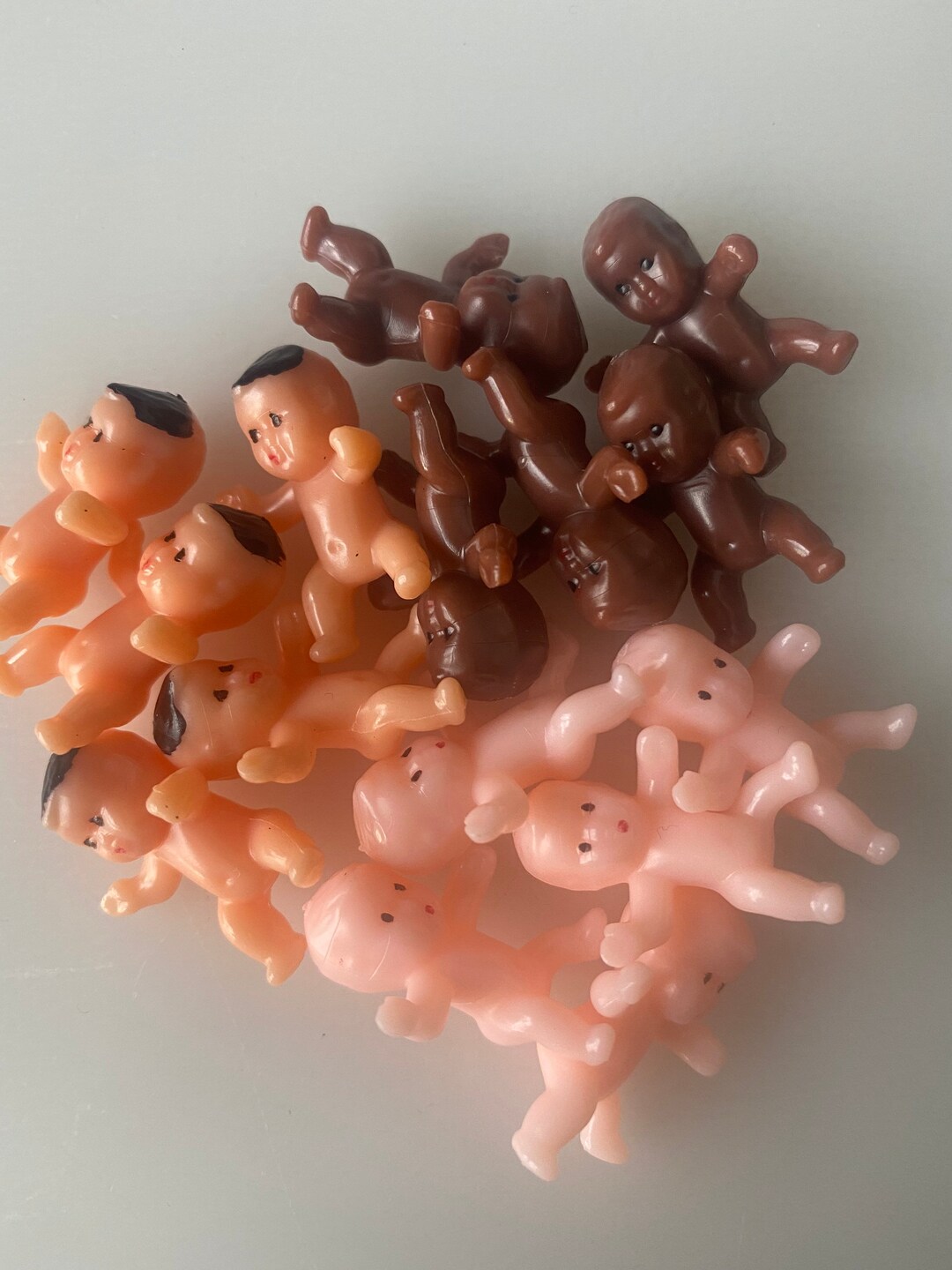 12 X Mini Plastic Babies Baby Shower Party Favor Ice Cube Game Etsy