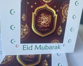 3 x kartki Eid Mubarak / prezent Eid / Ramadan