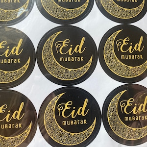 Eid Mubarak Sticker sheet Ramadan / Eid gifts