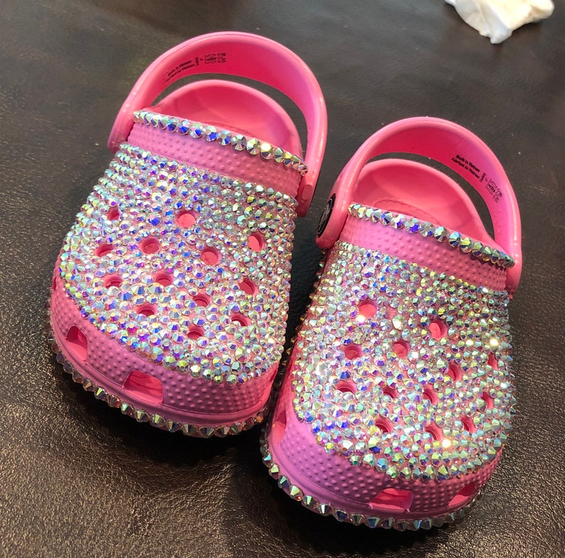  Custom  Bedazzled Crocs  Etsy