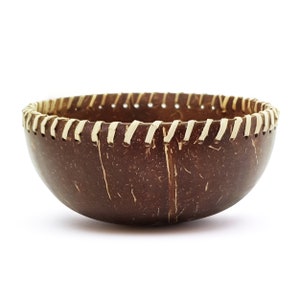 Natural Fiber Coconut Bowl | Sustainable, All-Natural Art Bowl | Made from a Reclaimed Coco Shell | 1 Bowl Sold = 1 Tree Planted