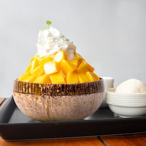 Rainforest Bowls Two-Toned Coconut Bowl | Sustainable, All-Natural | Made from a Reclaimed Coco Shell | 1 Bowl Sold = 1 Tree Planted