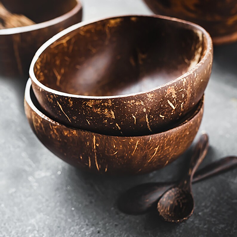 Natural Original Coconut Bowl (Jumbo) - Thumbnail 4