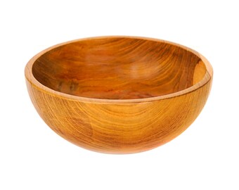 Round Teak Wood Bowl - Regular