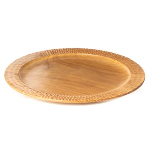 Rim Carved Hassunzara Serving Plate
