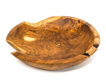 Jumbo Live Edge Teak Root Wood Fruit Serving Bowl