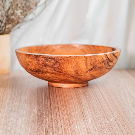 Handcrafted Wood Salad Bowls