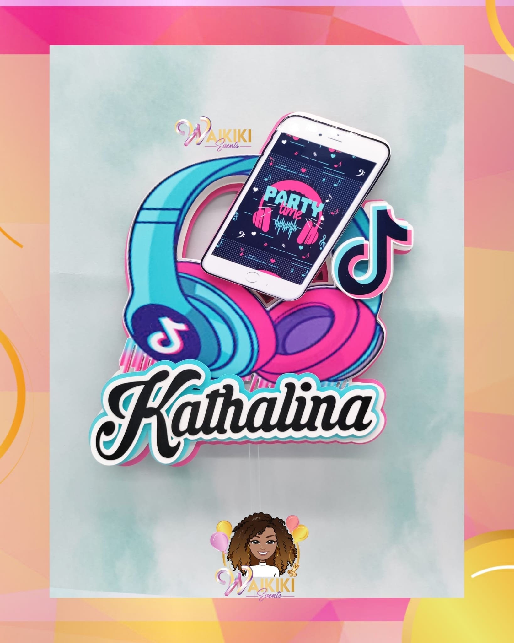 Tick Tock Cake Topper Cake Toper 3D Tick Tock Topper | Etsy