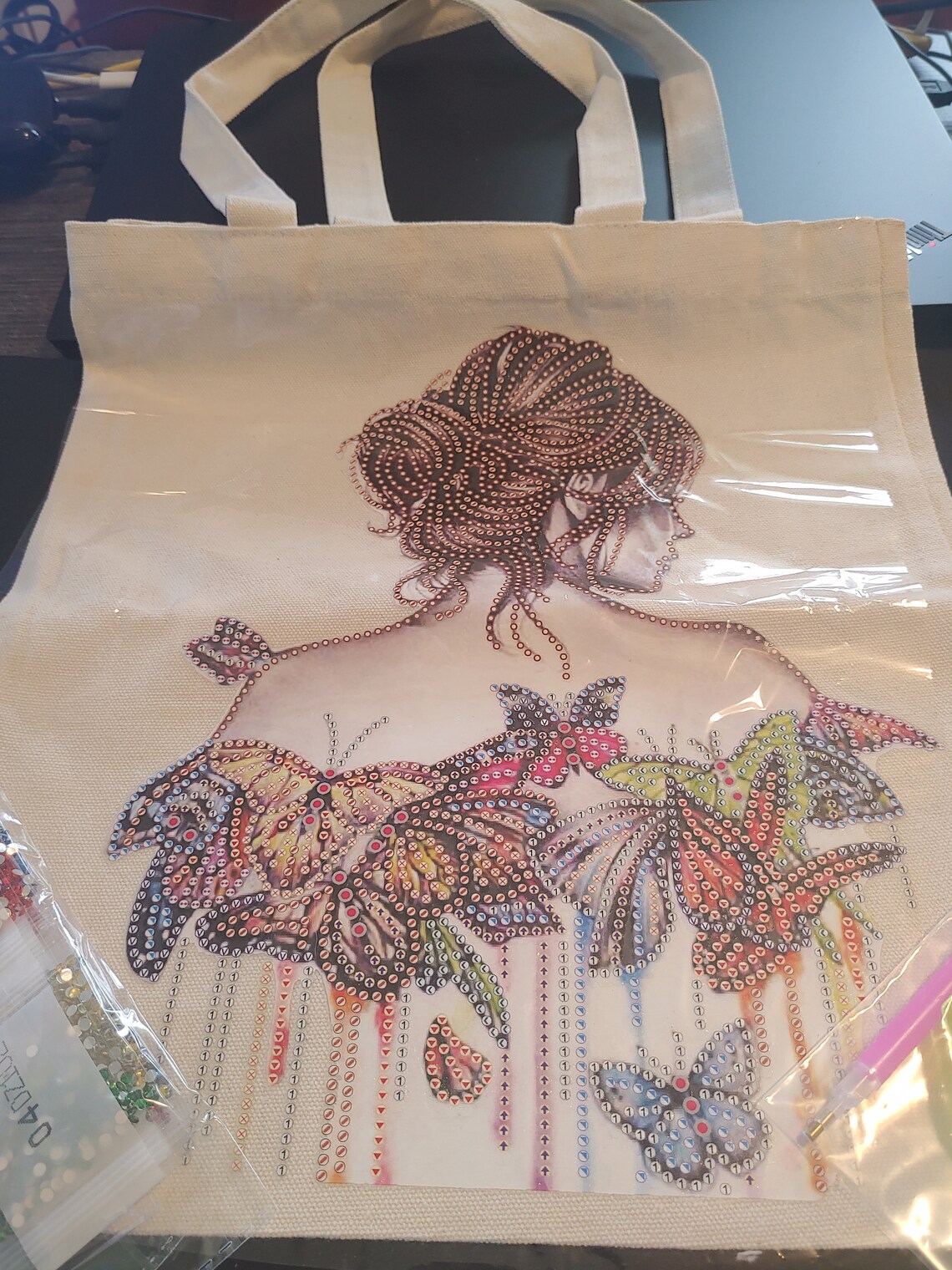 DIY Diamond Painting Tote Bags Etsy