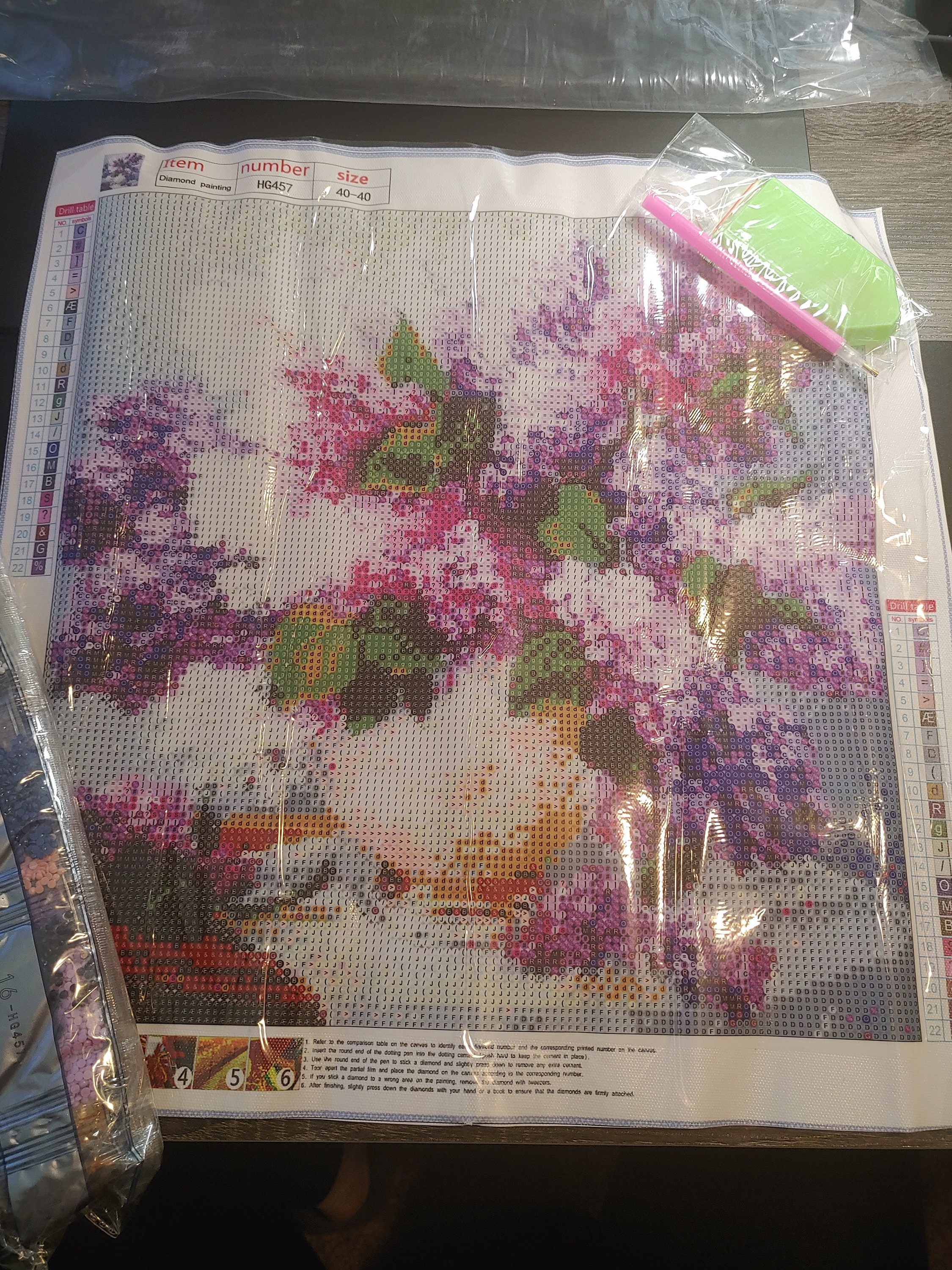 Full Drill Round Diamond Painting Kits Etsy