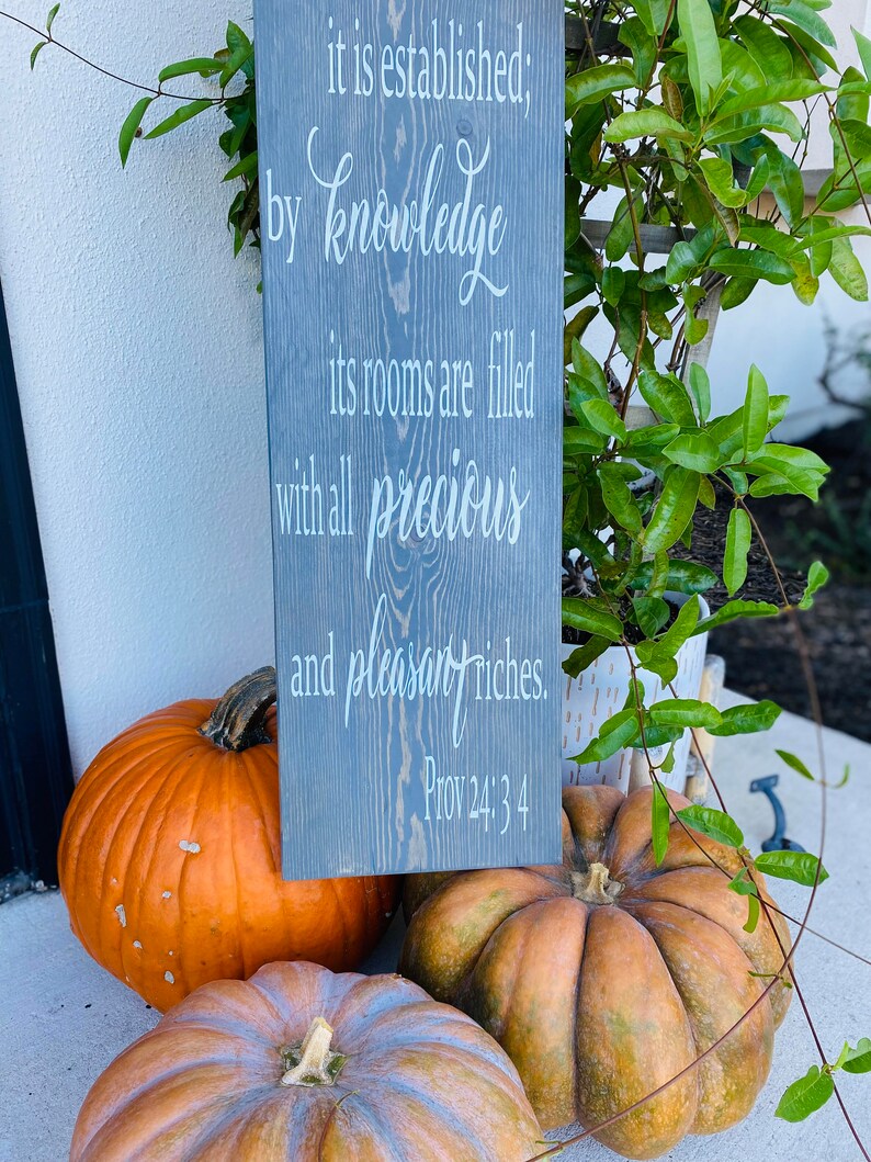 Bible Verse Porch Sign Porch Sign Scripture Porch Etsy