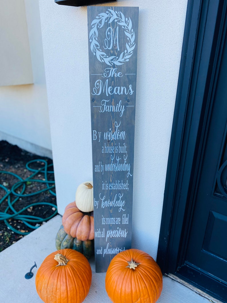 Bible Verse Porch Sign Porch Sign Scripture Porch Etsy