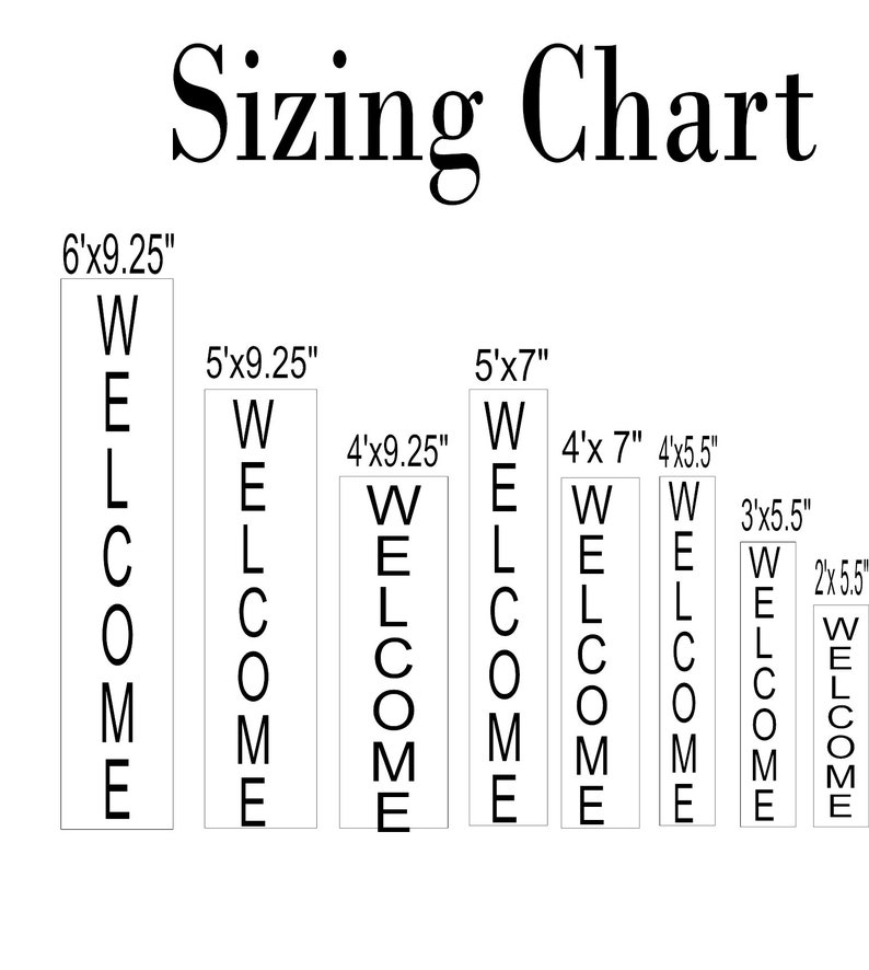 XL Available WELCOME Sign, Vertical Wooden Sign, Customizable Last Name ...